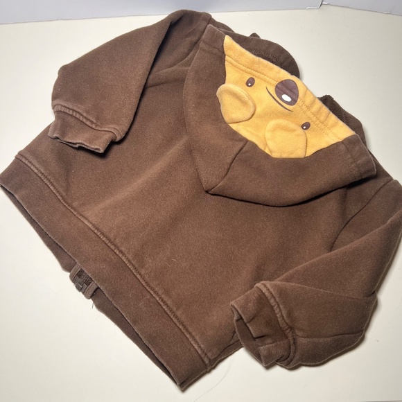 Vintage Disney Winnie The Pooh Fall Zip Up Jacket Hood With Bear Ears Fall y2k - Picture 4 of 7